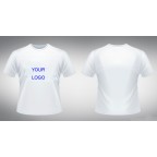Basic Solid Round Neck Short Sleeve T Shirt 