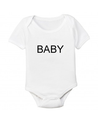 Shortsleeve Baby Slogan Bodysuit 