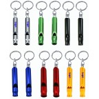 Aluminum Whistle Key Ring