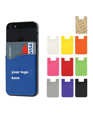 Silicone Adhesive Credit Card Holder 