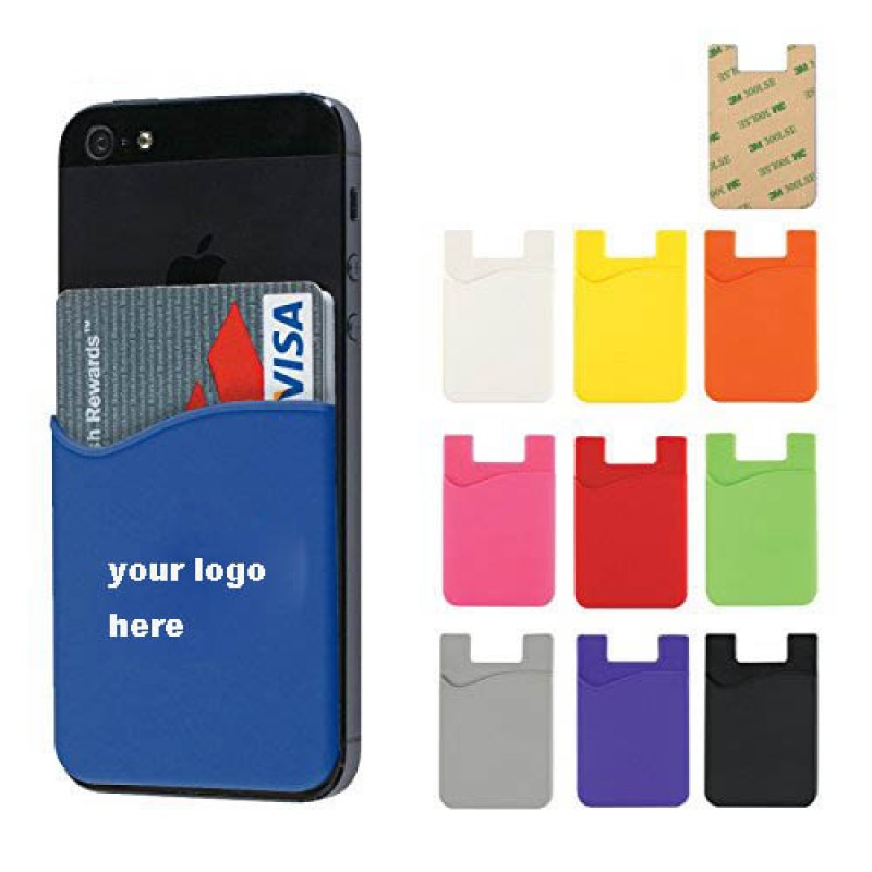 Silicone Adhesive Credit Card Holder 