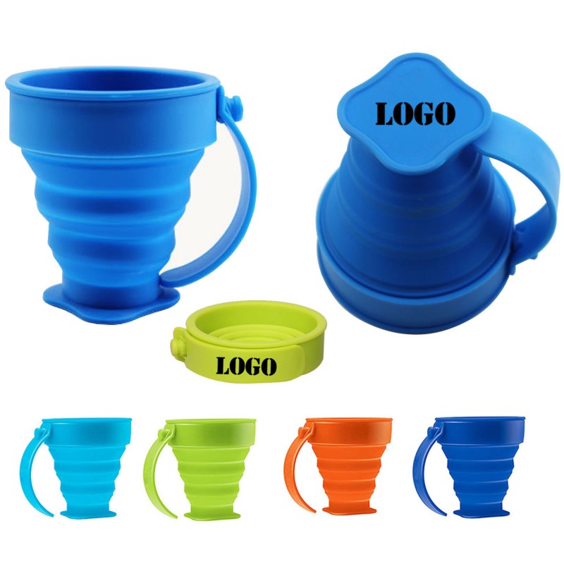 Folding Silicone Travel Camping Cup