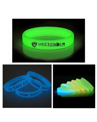 Glowing Silicone Bracelet 