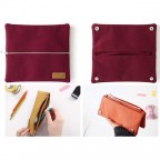Folding Canvas Pencil Bag