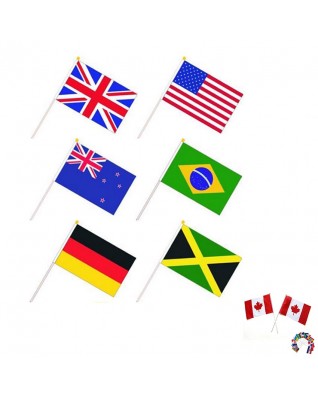 Hand Waving Flag Banners