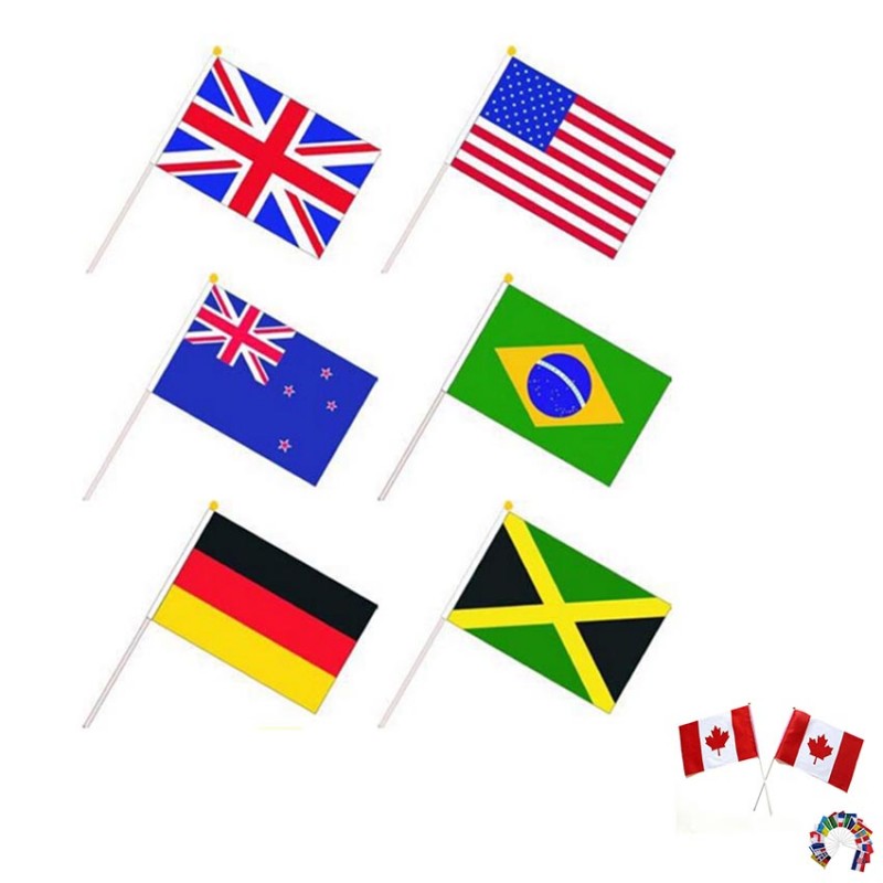 Hand Waving Flag Banners