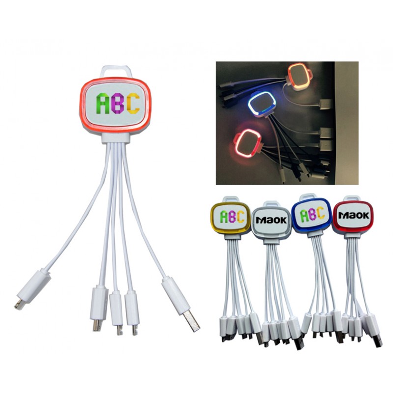 5 IN 1 USB Charging Buddy with LED Light