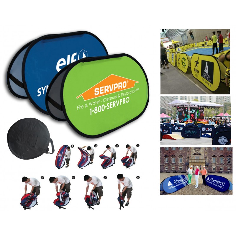 Horizontal Pop-Screen A-Frame Banner