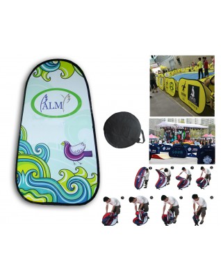 Vertical Pop-Screen A-Frame Banner