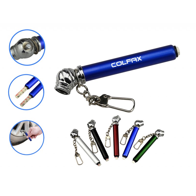 Mini Tire Pressure Gauge Tester Keychain