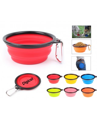 Collapsible Flexible Food-grade Silicone Dog Bowl