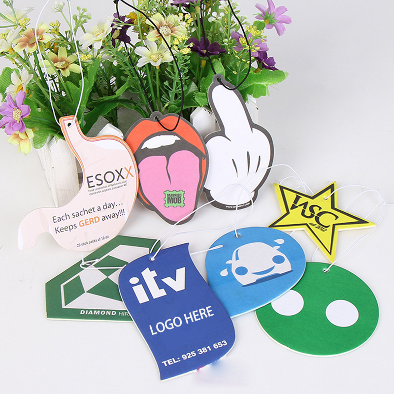 Customzied Shape Paper Car Air Freshener