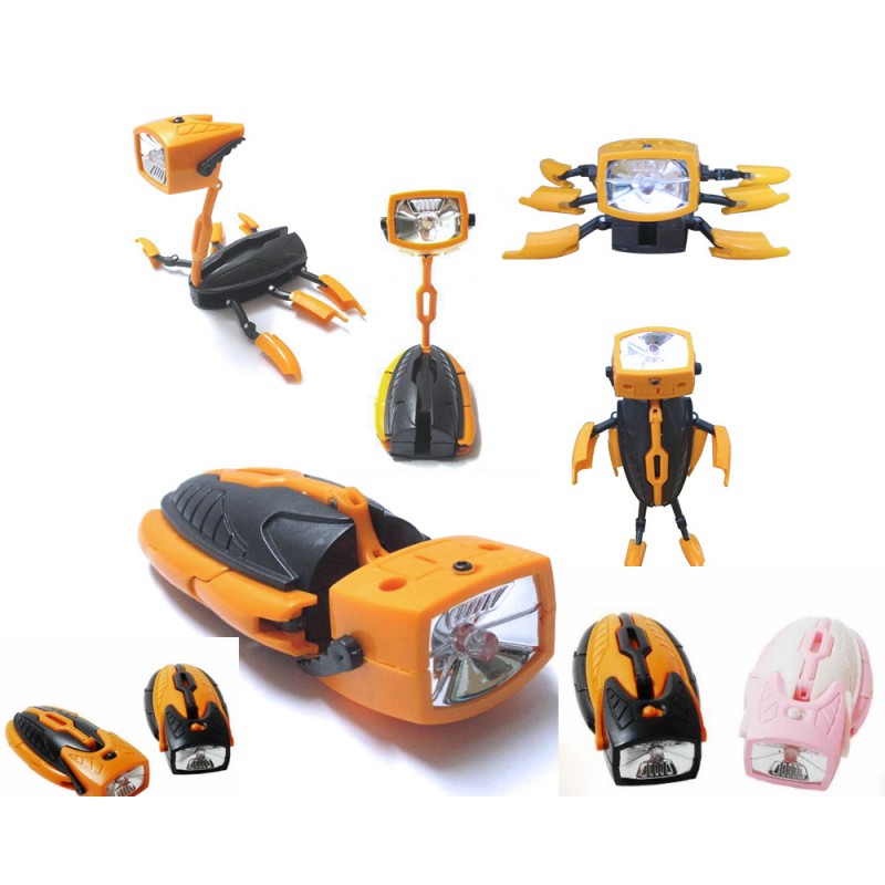 Deformation Robot Flashlight