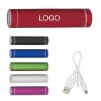 2200mAh Portable Metal Lipstick Power Bank
