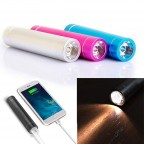 2600mAh Power Bank With LED Flashligh